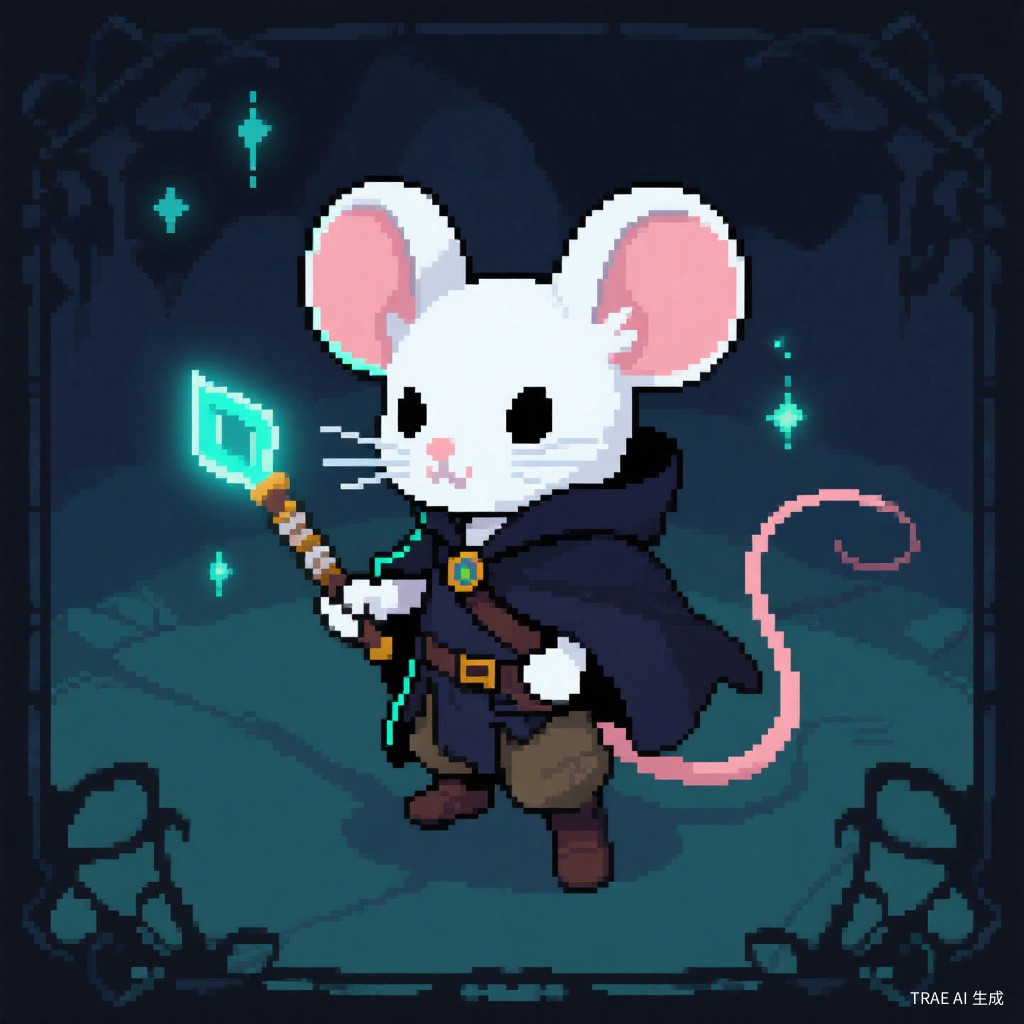 Mina - The Hollower protagonist, a white mouse adventurer with a glowing whip weapon